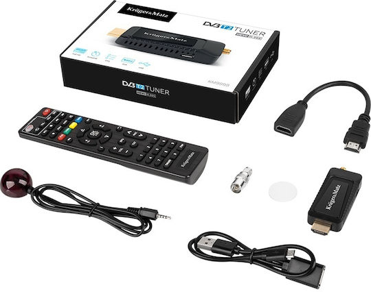 Kruger & Matz H.265 Receptor Digital Mpeg-4 Conexiuni HDMI / USB