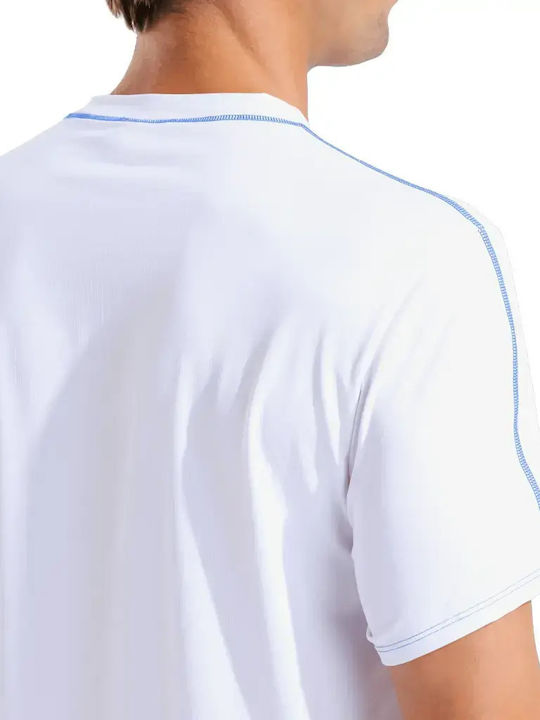 Arena Swim Men Short Sleeve Sun Protection Shirt White