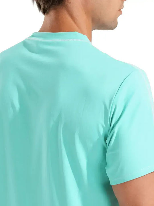 Arena Men's Short Sleeve Sun Protection Shirt Turquoise