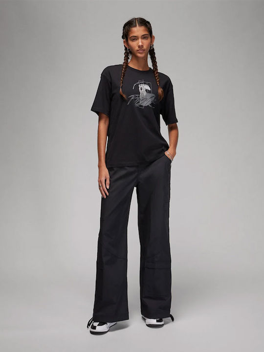 Damen T-shirt Schwarz