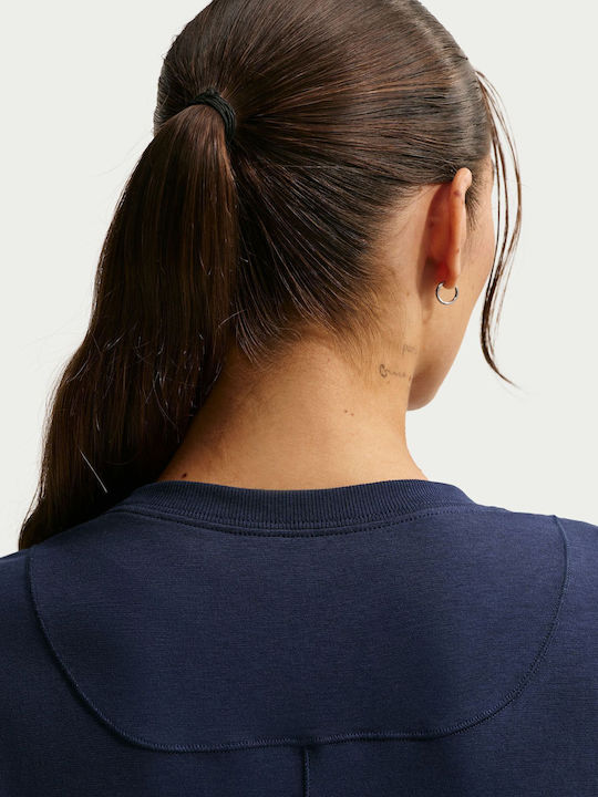 Entspanntes Damen-Kulturpflanzen-Top Mit Mitternachts Marineblau / Weiß