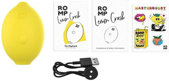 Romp Aspirator pentru clitoris galben