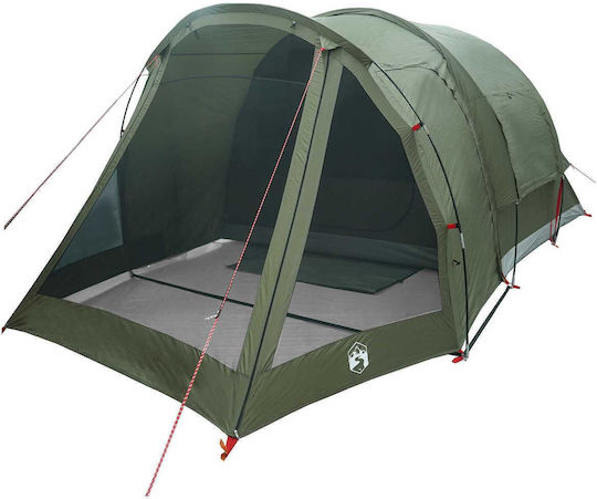 vidaXL Σκηνή Camping Τούνελ Χακί 488x244x183εκ.
