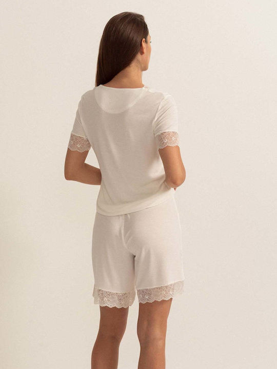 Sofiaman Sommerliches Damen-Schlafanzug-Set Alma Modal