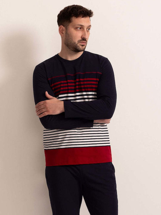 Sofiaman Καλοκαιρινό Ανδρικό Παντελόνι Πιτζάμας Striped
