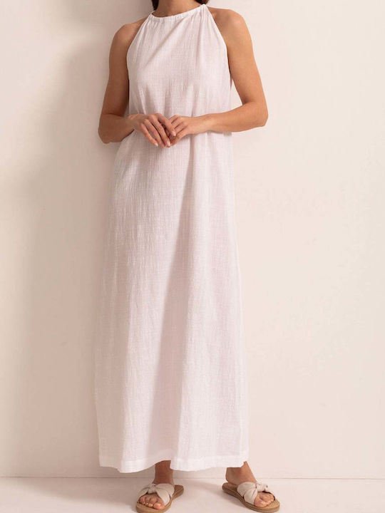 Rochie De Vară Pentru Femei Rochie-Cămașă Din Bumbac Spălat