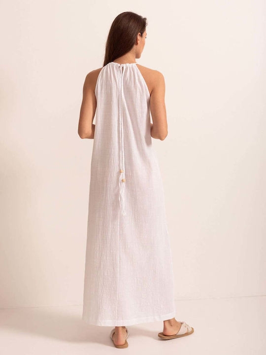 Rochie De Vară Pentru Femei Rochie-Cămașă Din Bumbac Spălat