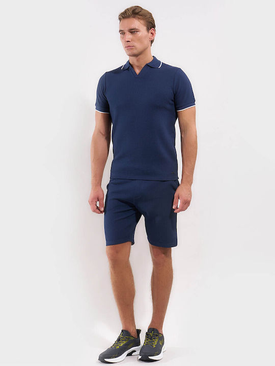 Polo Short Sleeve Shirt Dark Blue