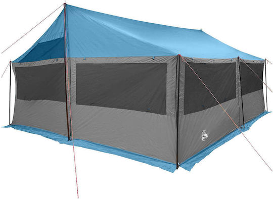 vidaXL Campingzelt Blau 600x400x268cm