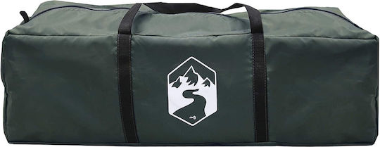 vidaXL Къмпинг сцена Каки 600x400x268см