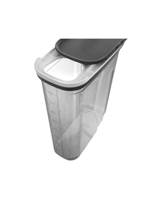 Orion Jar for Sugar / Cereals with Grey Lid 2700ml