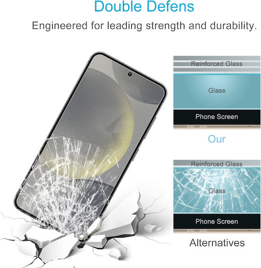 Samsung Galaxy S23 5g 0.26mm 9h 2.5D Tempered Glass Screen Protector Fingerprint Unlock Support