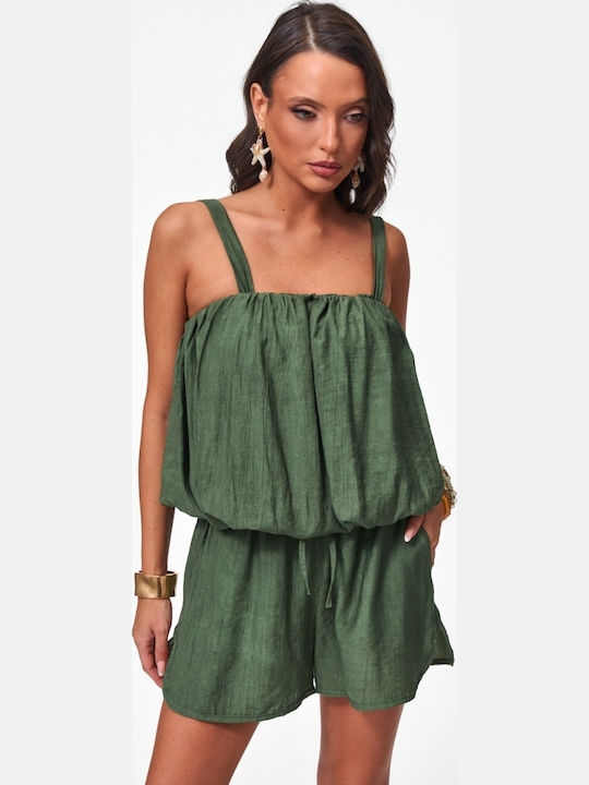 Women's Set with Shorts Khaki