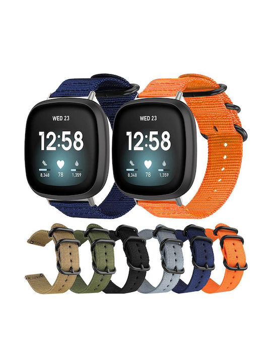 Samsung Galaxy Watch8 8 Classic Xdfind Ring Buckle Nylon Canvas Watch Band Πορτοκαλί Samsung Galaxy Watch8 8 Classic Xdfind Ring Buckle Nylon Canvas Watch Band Πορτοκαλί