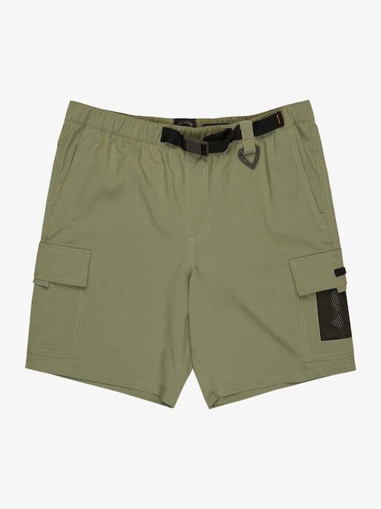 Surftrek Elastic Ανδρική Βερμούδα Cargo Khaki