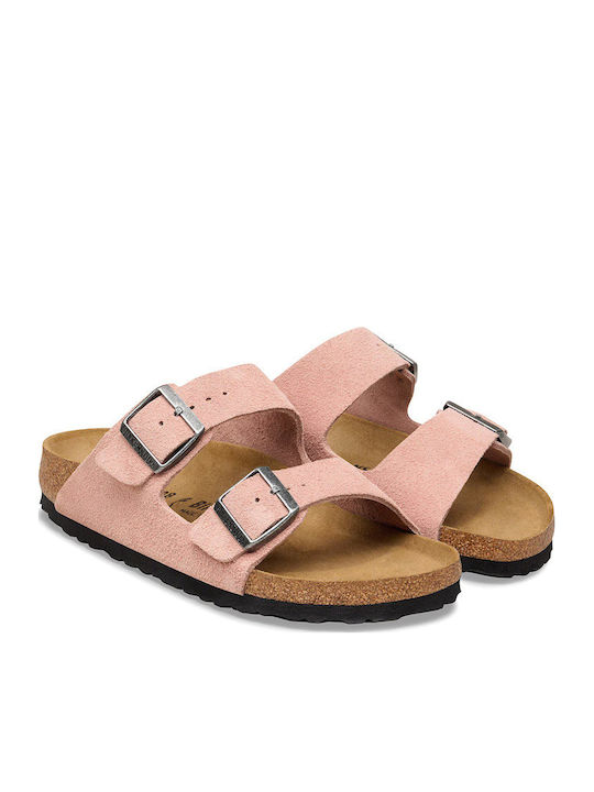 Birkenstock Дамски Кожени Сандали Розови