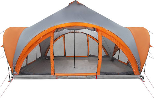 vidaXL Camping Teepee Tent Grey 500x500x350cm
