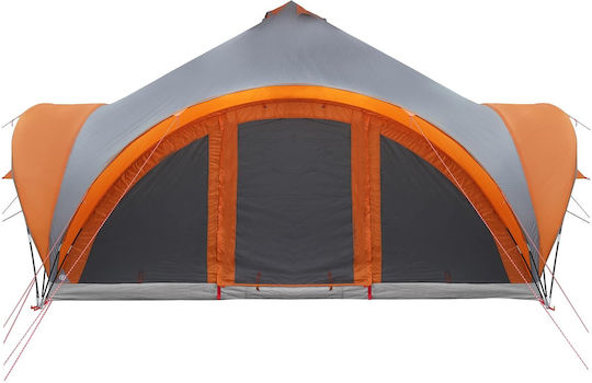vidaXL Camping Teepee Tent Grey 500x500x350cm