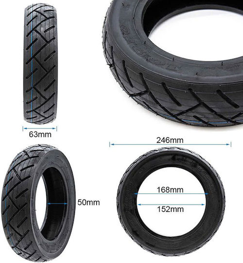 Electric Scooter Tire Ewheel City Road 10x2.5-6