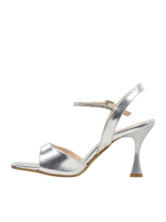 Sandale Elegante Damă Argintii 7715+argintii