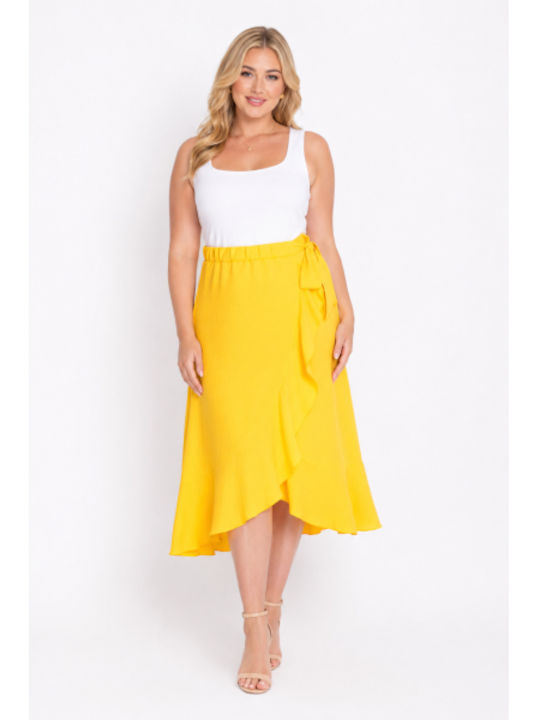 Midi Yellow Skirt SH-17737-26SK-YELLOW
