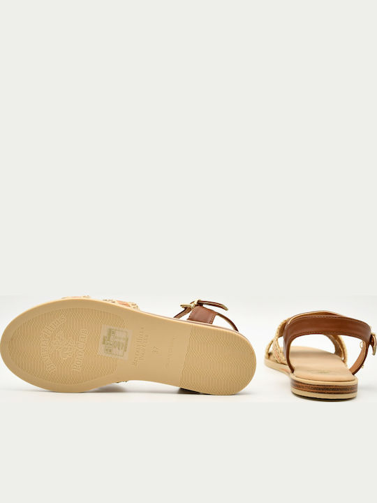 Women's Flat Sandals Brown