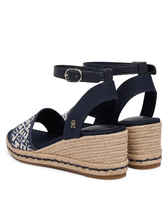 Sommer Damenplattformen Blau