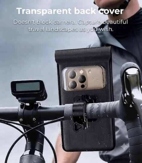 Earldom ET-EH353 Waterproof Bicycle & Motorcycle Mobile Phone Holder 360° Rotation Smartphones Up To 6.5"