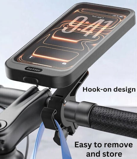 Earldom ET-EH355 Waterproof Mobile Phone Holder Bicycle & Motorcycle 4.7"-7.2" 360° Rotation