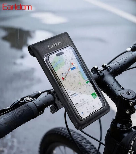 Earldom ET-EH353 Waterproof Bicycle & Motorcycle Mobile Phone Holder 360° Rotation Smartphones Up To 6.5"