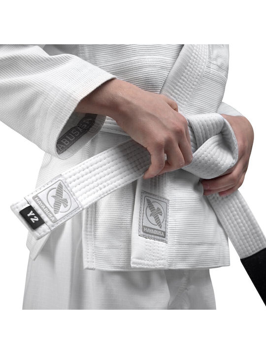 Hayabusa Uniformă De Jiu Jitsu Brazilian Albă Pentru Copii