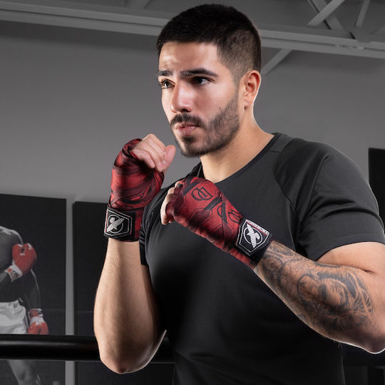 Bandaje Marvel Hero Elite Hand Wraps 4.5 M Negru Roșu Alb
