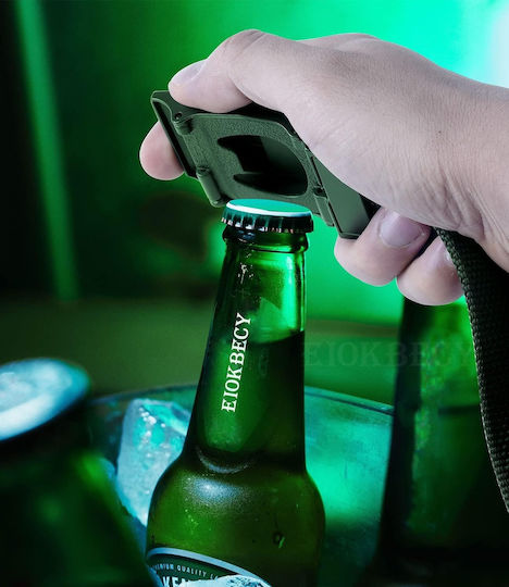 Männlicher Militärgürtel Molle Robuster Nylon Taktisch Flaschenöffner Bier K900 Grün