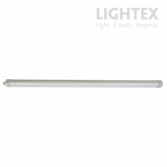 LED Линейно Таванно Осветително Тяло 35W Неутрално Бяло IP65 Д123.6xШ4.9xВ4.9см