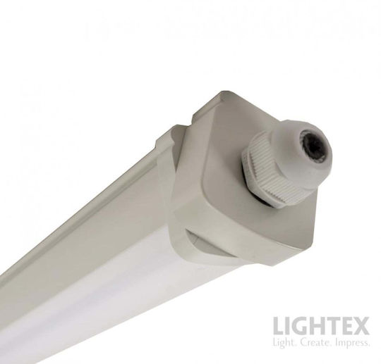 LED Линейно Таванно Осветително Тяло 35W Неутрално Бяло IP65 Д123.6xШ4.9xВ4.9см