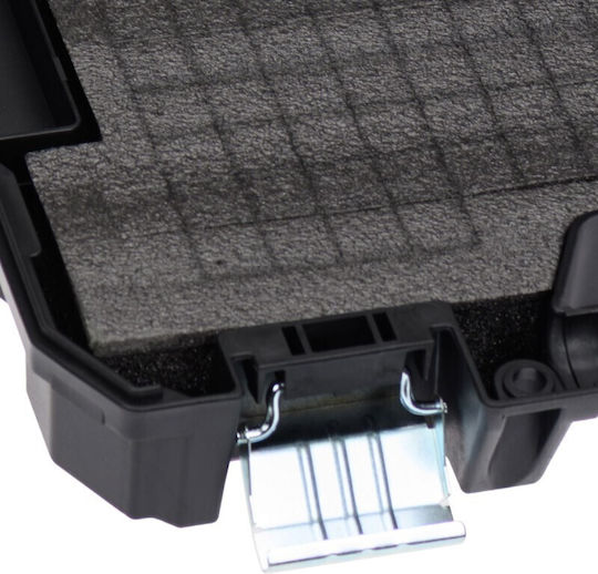 Krausmann Plastic Tool Case with Foam P44.5xW35.5xH12.5cm