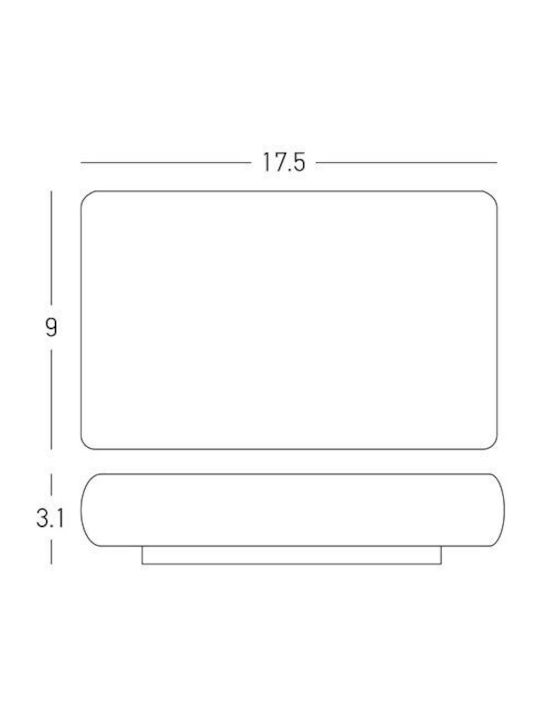 Zambelis Lights Wall-Mounted Outdoor LED Light with Warm White Light