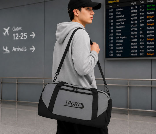 Sack Voyage Grey Fabric M48xW20xH24cm