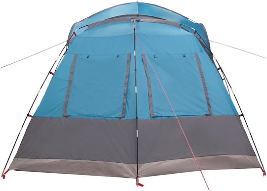 vidaXL Camping Tent Blue 410x410x250cm