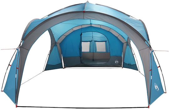 vidaXL Camping Tent Blue 410x410x250cm