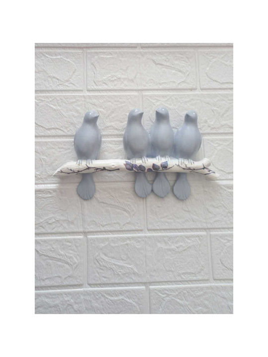SteweHome Handmade Grey Wall Decor 27x15cm