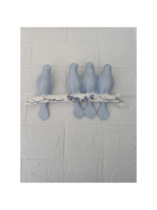 SteweHome Handmade Grey Wall Decor 27x15cm