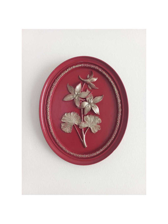 SteweHome Wall Decor Red 21x17cm