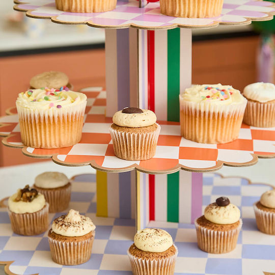 Βάση Cupcakes Πολύχρωμη Playful Brights