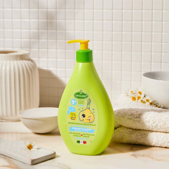 Baby Care Bio Gel de Duș pentru Copii cu Mușețel pentru Zona Sensibilă în Formă de Spumă 400ml