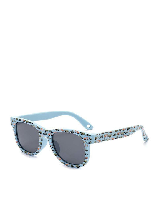 Ochelari De Soare Pentru Copii Ovali Cu Lentile Polarized Albăstrui Pentru 1-3 Ani