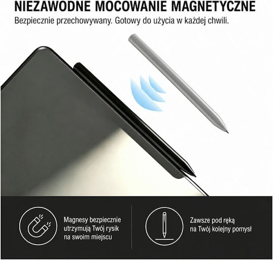 4Smarts Multi-Device Pencil Pro EMR Ψηφιακή Γραφίδα Αφής με Palm Rejection σε Μαύρο χρώμα 541832