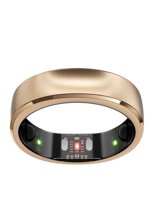 RingConn Gen 3 Smart Ring 22.3mm Waterproof with Heart Rate Monitor Brushed Rose Gold