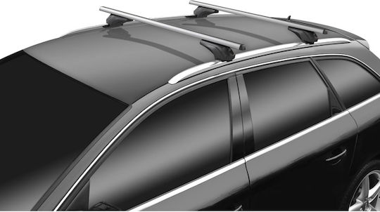 Menabo Autodachträger Aluminium Ariem 1185 cm Silber Farbe Toyota Yaris Cross Xp210 5 Türen 2020 Flush oder Raised Dachreling-2 Stück 14700/mb Mp.14700/mb-114