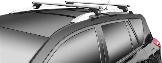 Menabo Car Roof Bars Aluminum Brio 120 Cm Silver Color Mahindra Scorpio 4 Doors 2002> Raised Rails Parallel Bars Set 2 Pieces 4000/mb Mp.4000/mb-164
